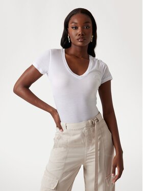 Guess Guess Top 172819 Biały Classic Fit