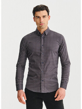 Pako Lorente Pako Lorente Koszula P25WF-1X-027 Brązowy Slim Fit