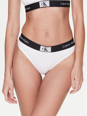Calvin Klein Underwear Calvin Klein Underwear Chilot tanga 000QF7221E Alb