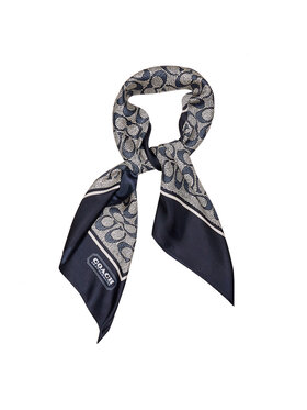 Coach Coach Foulard Vintage Signature C2755 Blu scuro