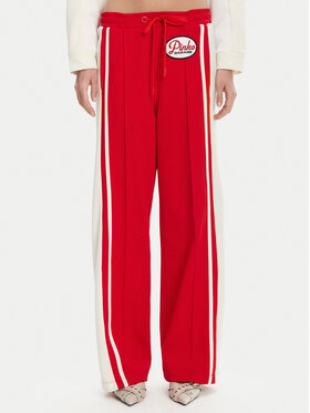 PINKO PINKO Sporta bikses 105272 Sarkans Relaxed Fit
