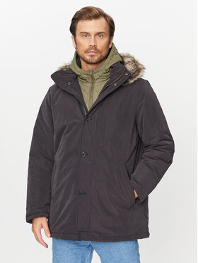 Wrangler Wrangler Parka 112341094 Μαύρο Relaxed Fit