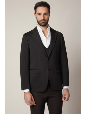 Lancerto Lancerto Marynarka Neive MA131225000011 Czarny Slim Fit