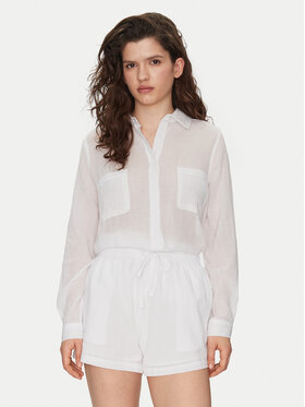 Seafolly Seafolly Camicia Breeze 55428-TO Bianco Regular Fit