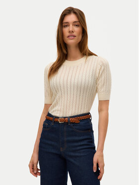 Vero Moda Vero Moda Sveter Morena 10321893 Béžová Slim Fit