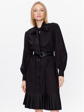 KARL LAGERFELD KARL LAGERFELD Každodenné šaty 226W1302 Čierna Regular Fit