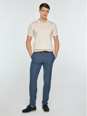 BIG STAR BIG STAR Chinosy ERHATI Niebieski Slim Fit