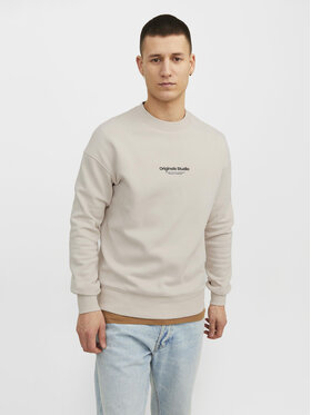 Jack&Jones Jack&Jones Μπλούζα Vesterbro 12241694 Μπεζ Relaxed Fit