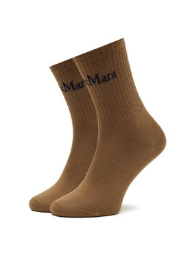 Max Mara Leisure Max Mara Leisure Dámské klasické ponožky Comodo 2335560136600 Hnědá