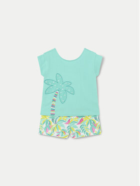Mayoral Mayoral Set top i pantaloni scurti 1231 Colorat Regular Fit