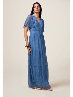 Oltre Oltre Vestito elegante 7025J100867N009 Turchese A-Line Fit