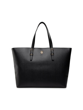 Tommy Hilfiger Tommy Hilfiger Torbica Th Timeless Med Tote AW0AW13980 Crna