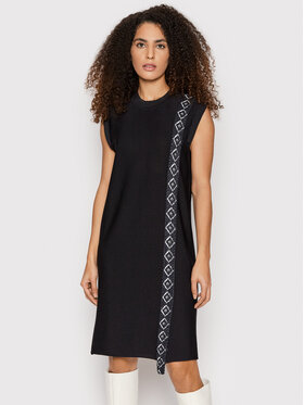 Liviana Conti Liviana Conti Strickkleid F2SA70 Schwarz Regular Fit