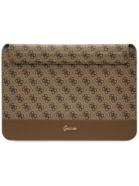 Guess Guess Etui na laptopa do 14 cal Brązowy