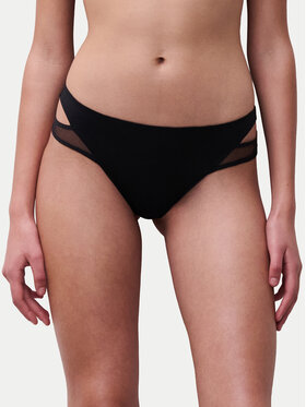 Chantelle Chantelle Στρίνγκ Halo C1AAG0 Μαύρο