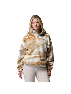 Columbia Columbia Polar Helvetia™ II Printed Cropped Half Snap Fleece Niebieski Regular Fit