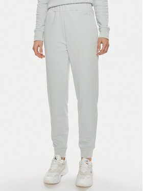 Calvin Klein Calvin Klein Donji dio trenerke Micro Logo K20K206632 Zelena Regular Fit