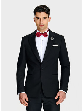 Pako Lorente Pako Lorente Marynarka P26SP-3S-002 Czarny Slim Fit