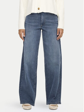 ONLY ONLY Jeansy Madison 15338787 Modrá Wide Leg