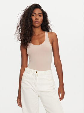 Tommy Hilfiger Tommy Hilfiger Body UW0UW05512 Beżowy Slim Fit