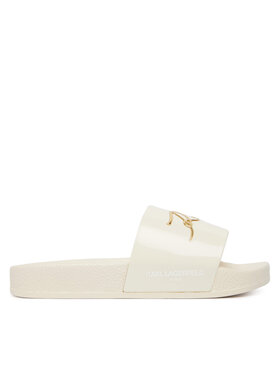 KARL LAGERFELD KARL LAGERFELD Šľapky Z31174 M Biela