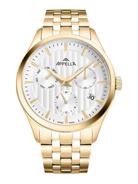 Appella Appella Zegarek L70003.1113QF Złoty