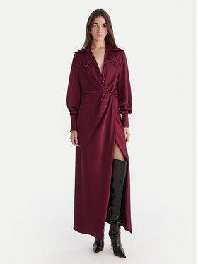Babylon Babylon Вечірня сукня ED0764 Бордовий Regular Fit