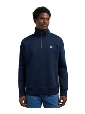 Lee Lee Felpa HALF ZIP SWS Blu scuro Relaxed Fit