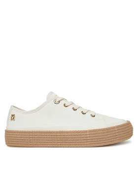 Tommy Hilfiger Tommy Hilfiger Espadrilles Vulc Espadrille Sneaker FW0FW08404 Weiß