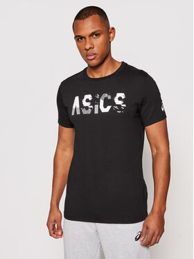 Asics Asics T-shirt Seasonal Logo Tee 2031C157 Nero Regular Fit