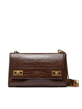 Guess Guess Τσάντα Katey Croc (CB) HWCB84 94190 Καφέ