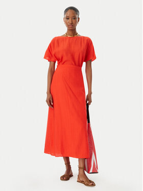 LOLA CASADEMUNT LOLA CASADEMUNT Kleid für den Alltag MS2616020 Rot Regular Fit