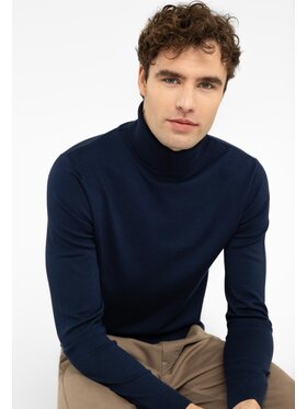 Volcano Volcano Sweter S-MAX Granatowy Regular Fit