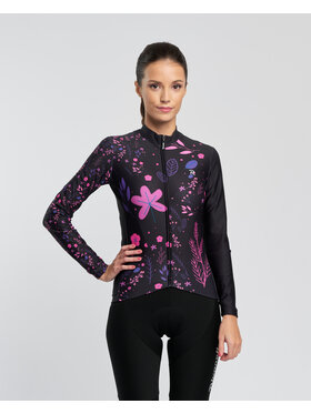Rivanelle Rivanelle Koszulka rowerowa OASIS WINTER Czarny Narrow Fit