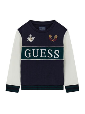 Guess Guess Džemperis N6YQ08 K4101 Tamsiai mėlyna Regular Fit