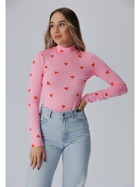 LAURELLA LAURELLA Blúzka 2TU003 Ružová Regular Fit