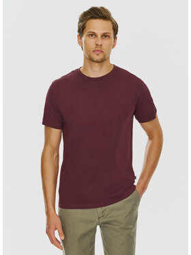 Pako Lorente Pako Lorente T-Shirt P24SF-TT-001 Bordowy Regular Fit