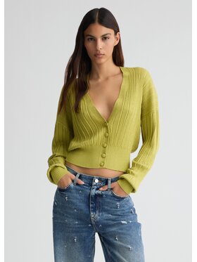 Liu Jo Liu Jo Kardigan WA5060MS64JA4337 Zielony Regular Fit