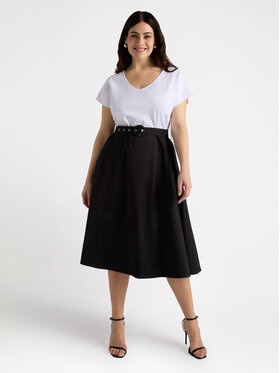 Fiorella Rubino Fiorella Rubino Sukienka codzienna 7448L101131N0Z3 Czarny A-Line Fit