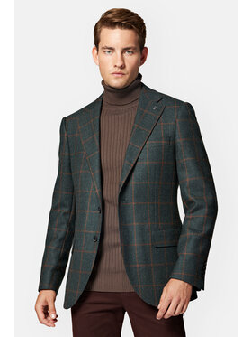 Lancerto Lancerto Marynarka Batumi MA073223000003 Zielony Slim Fit