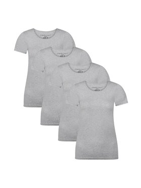 Bamboo Basics Bamboo Basics T-Shirt 21192 Szary Stretch Fit