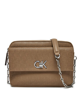 Calvin Klein Calvin Klein Torebka Ck Camera Bag W/Pocket_Mono K60K613140 Brązowy