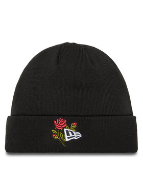 New Era New Era Czapka Rose Icon Cuff Knit Beanie 60580728 Czarny