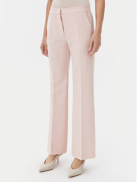 Maryley Maryley Kalhoty z materiálu 25EB587/43PY Růžová Regular Fit