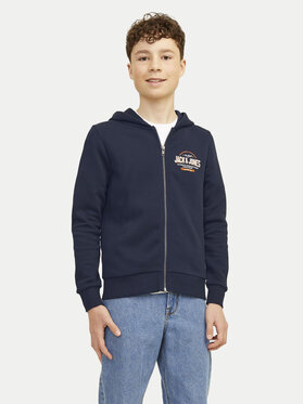 Jack&Jones Junior Jack&Jones Junior Džemperis Logo 12258858 Tamsiai mėlyna Regular Fit