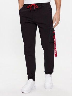Aeronautica Militare Aeronautica Militare Teplákové nohavice 232PF894F519 Čierna Comfort Fit