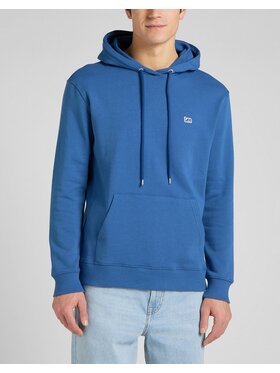 Lee Lee Felpa PLAIN HOODIE Blu Regular Fit
