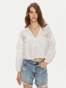 Gina Tricot Gina Tricot Särkpluus 22685 Valge Loose Fit