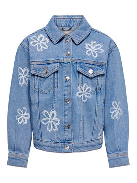 Kids ONLY Kids ONLY Kurtka jeansowa 15296603 Niebieski Regular Fit