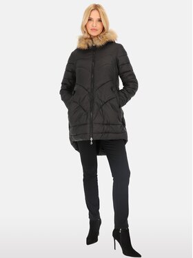 Perso Perso Kurtka damska BLHMK8504FR Czarny Regular Fit